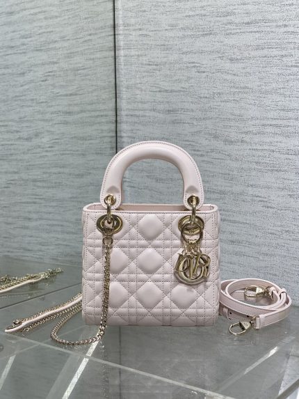Classic Lady Dior Bag -Lambskin Three-Quilt Mini
