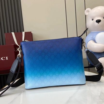 Ombré Blue GG Monogram-L