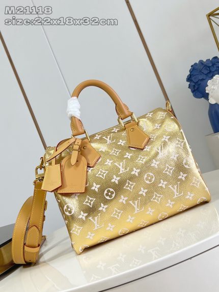 Speedy P9 Bandoulière 30 Gold