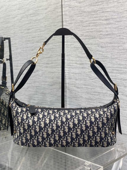 Journey Blue Canvas Hobo