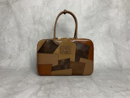 Miu Miu Multi-Panel Leather Tote